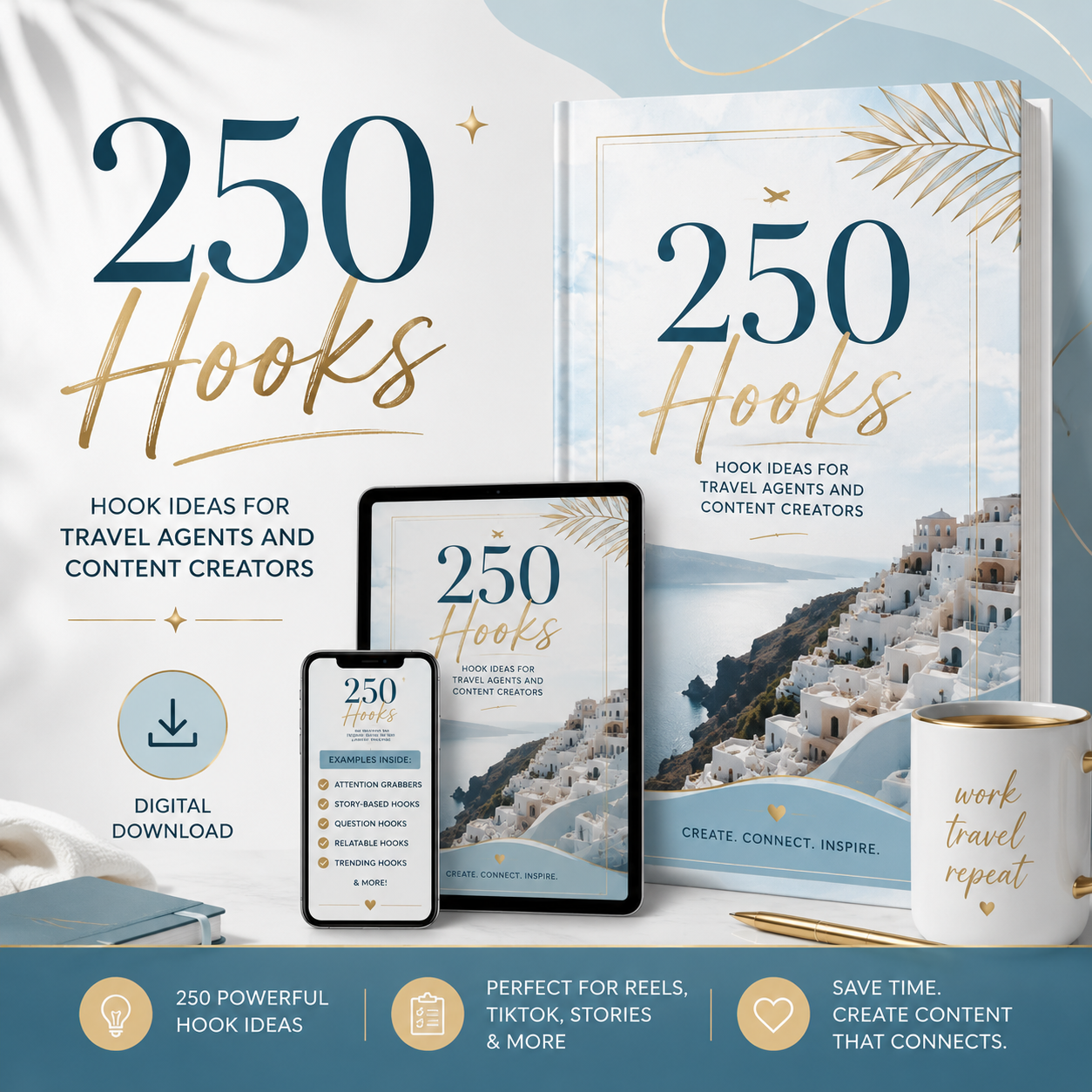 250 Disney Hooks — content tools for Disney travel agents and creators